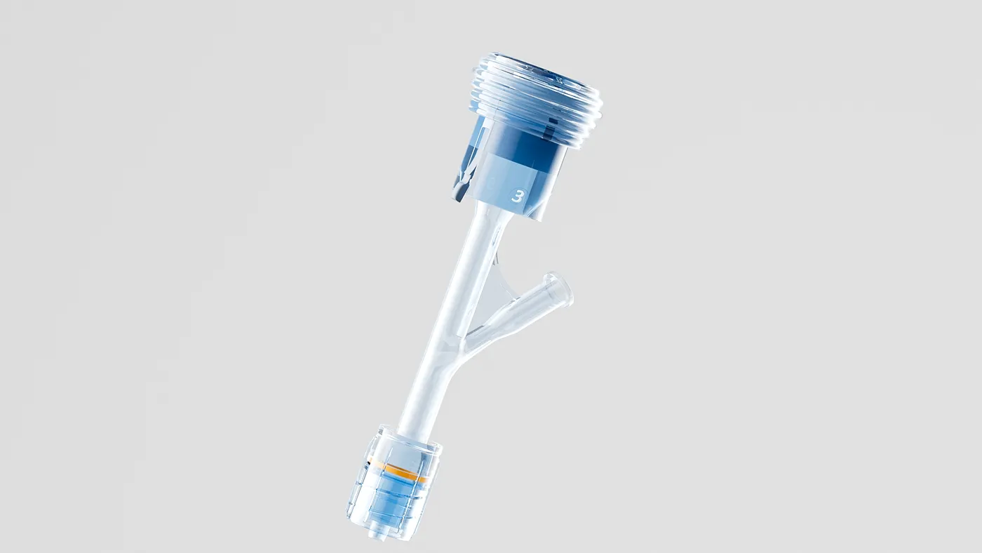 Zenith 11 Medical push-click Y connector hemostasis valve